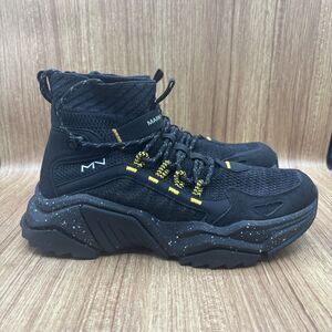 Mark Nason X Skechers High-Top Knit Sock Sneakers Black & Yellow Men’s Size 9